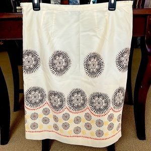 LOFT cotton skirt
